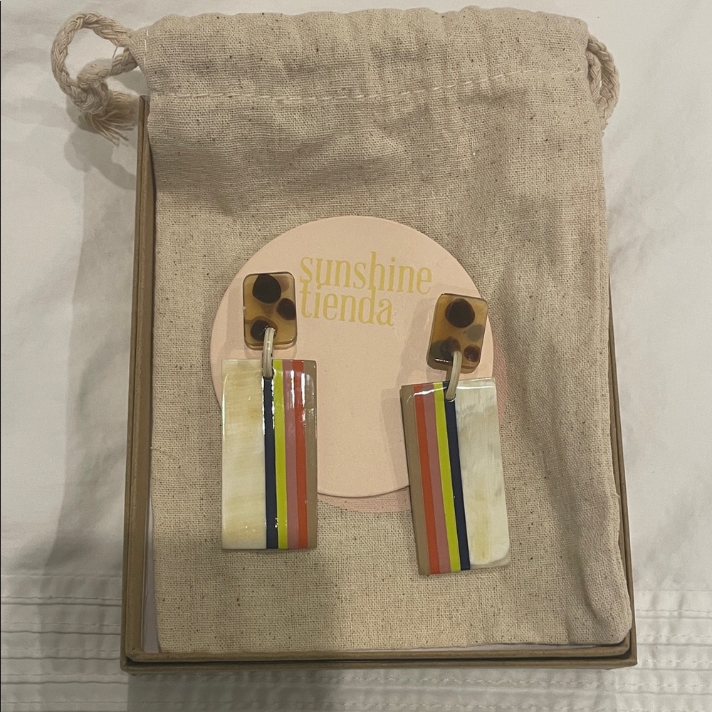 New In Box:  Sunshine Tienda Multicolor Earrings